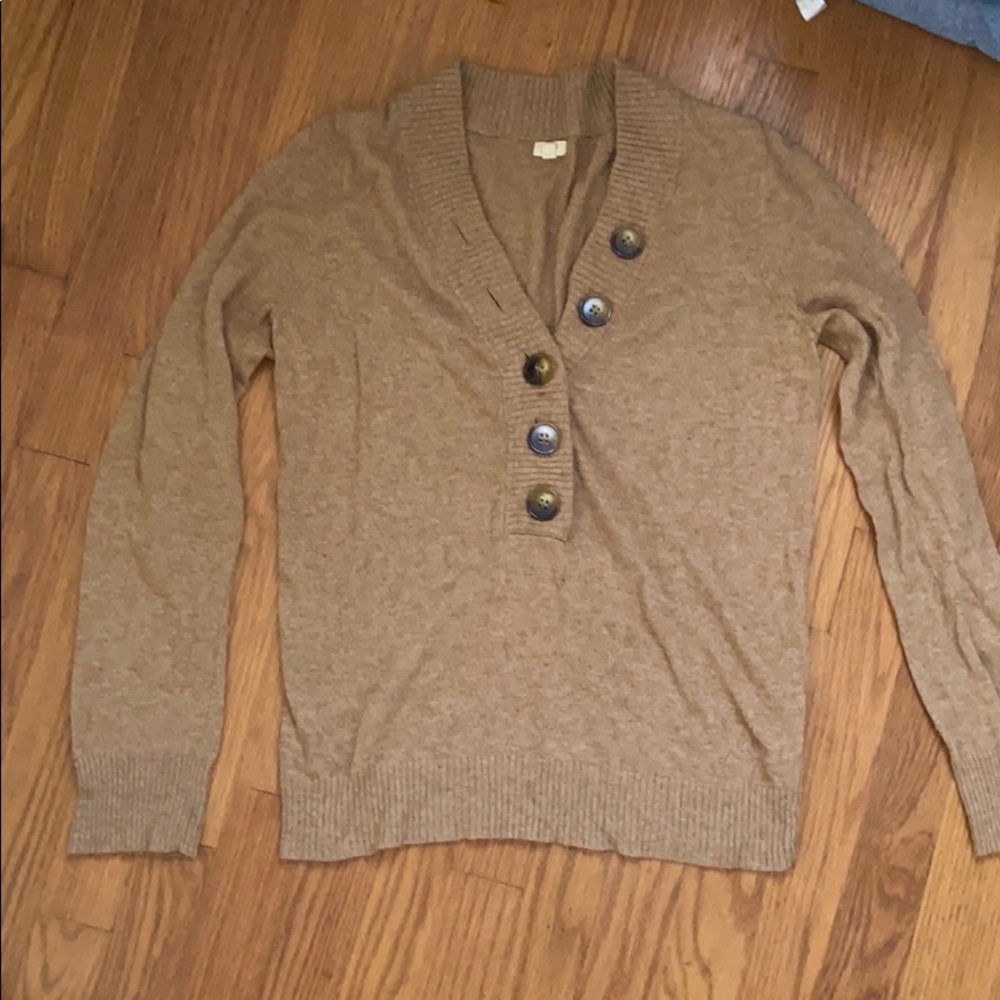 JCrew Camel Sweater